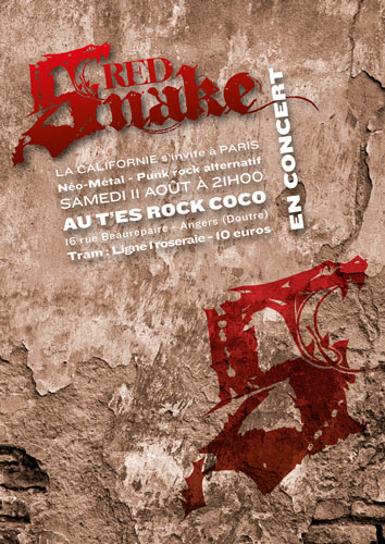 Flyer concert Angers